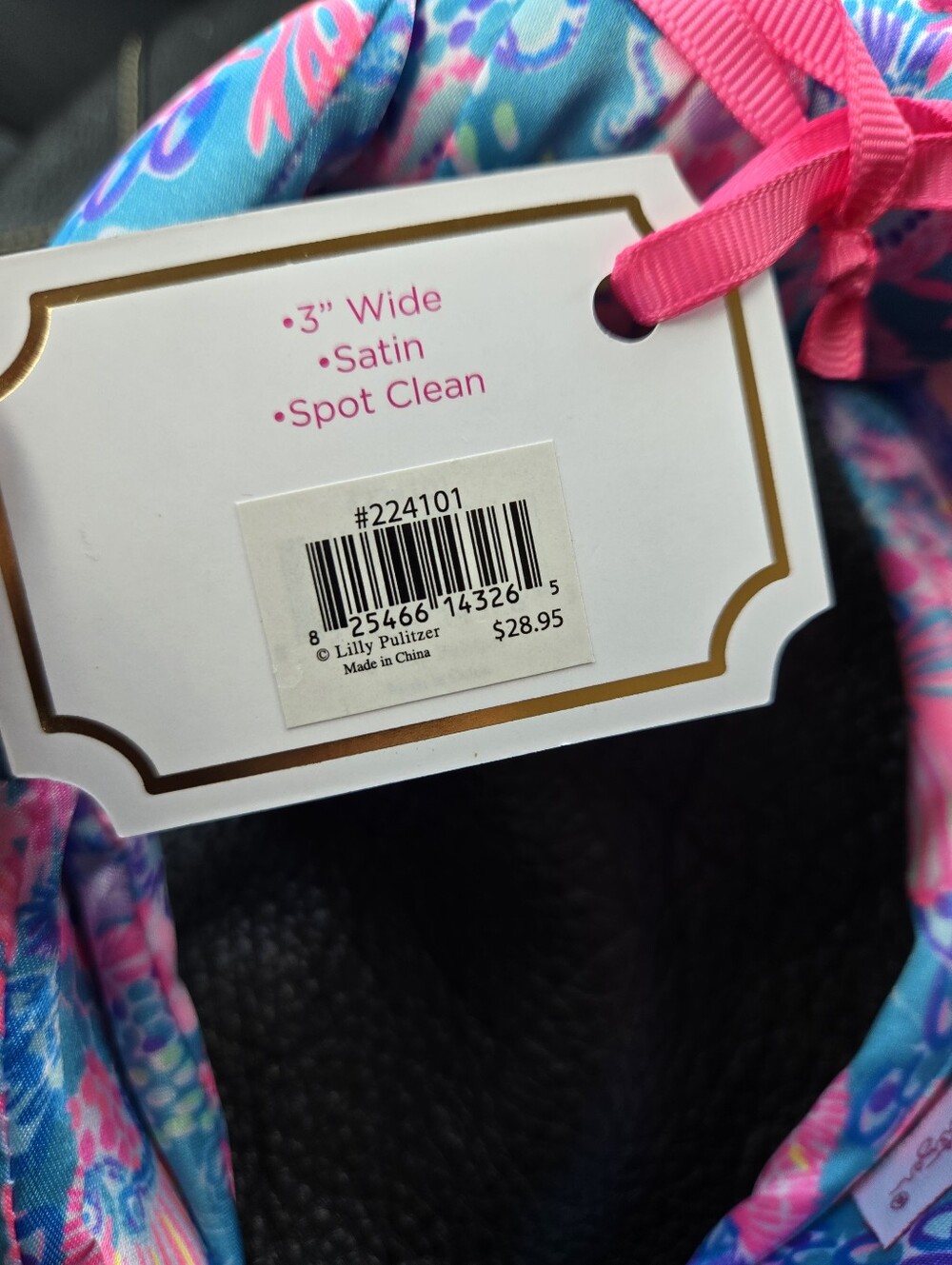 Lilly Pulitzer Splendor In The Sand Wide Knotted Headband NWT - Picture 3 of 3